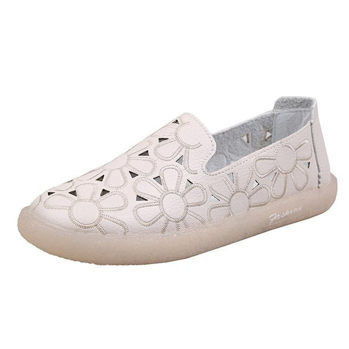 Dame Slip-On Sko med blomstret design og skridsikker sål Stilla