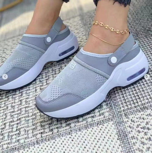 Dame Behagelige Slip-On Sneakers med åndbart Overmateriale og ergonomisk Sål Stilla