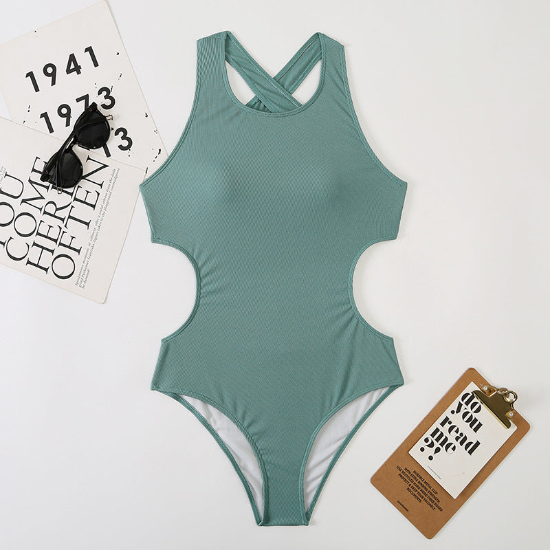 Dame Én-delt Badedragt med innovativt Cut-Out-design Stilla