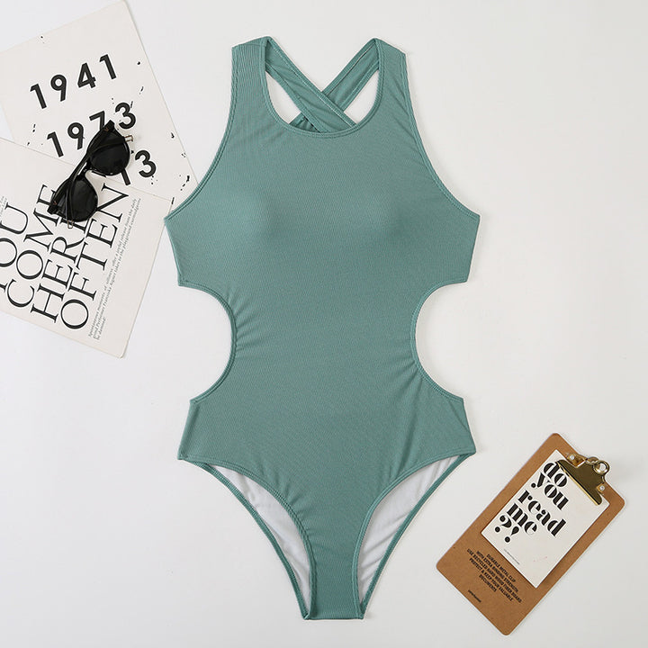 Dame Én-delt Badedragt med innovativt Cut-Out-design Stilla
