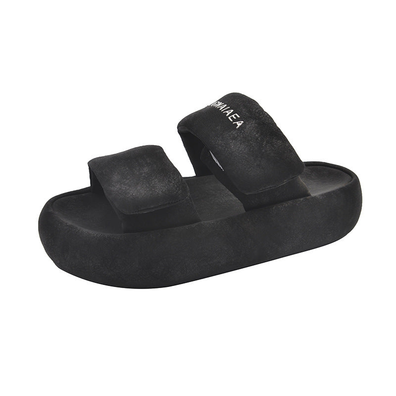 Femme Comfort Slide Sandaler med justerbare remme Stilla