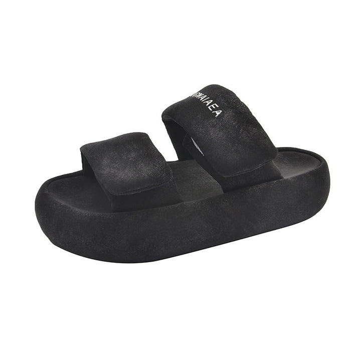 Femme Comfort Slide Sandaler med justerbare remme Stilla