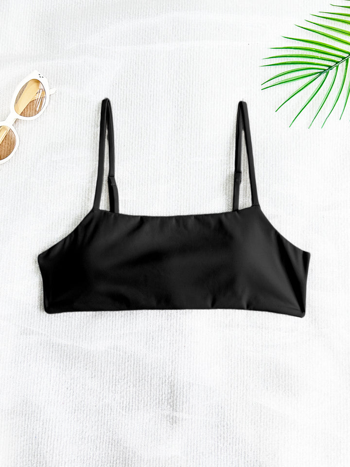 Dame Sporty Langærmet Crop-Top med skåret design Skovae
