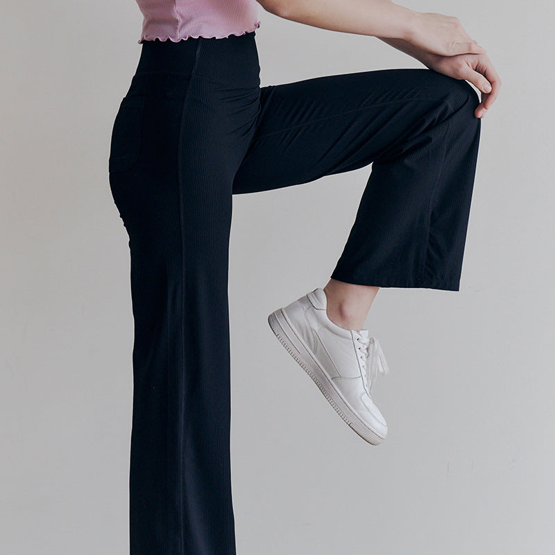 Dame højt skårne fitness-leggings med åndbar og elastisk pasform Stilla