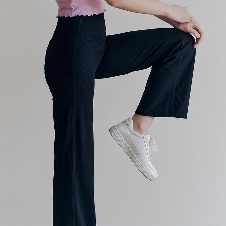 Dame højt skårne fitness-leggings med åndbar og elastisk pasform Stilla
