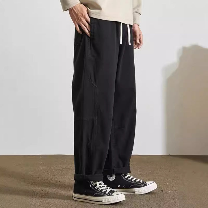 Herrer Relaxed Fit Cargo-bukser med praktiske lommer og behageligt materiale Stilla