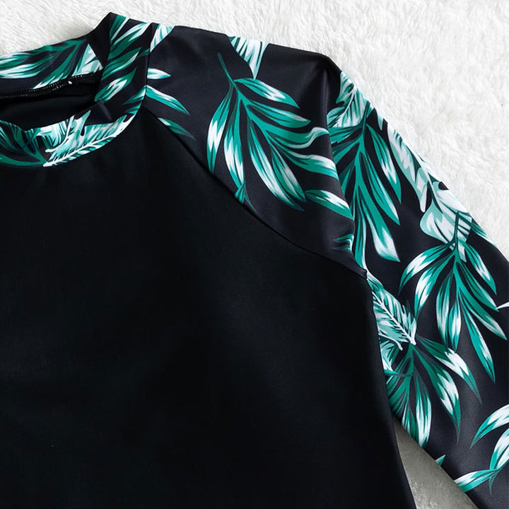 Kvinder Langærmet Rash Guard og Shorts Sæt Stilla