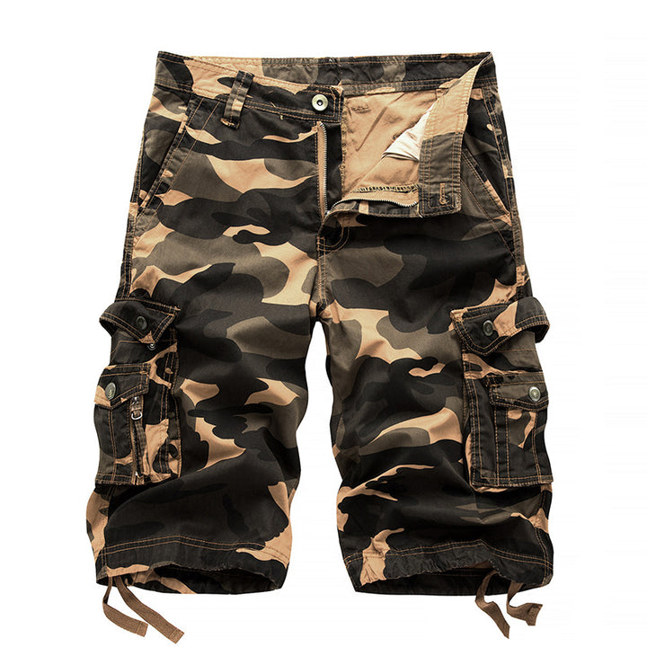 Herre Cargo Shorts med Utility-lommer Stilla