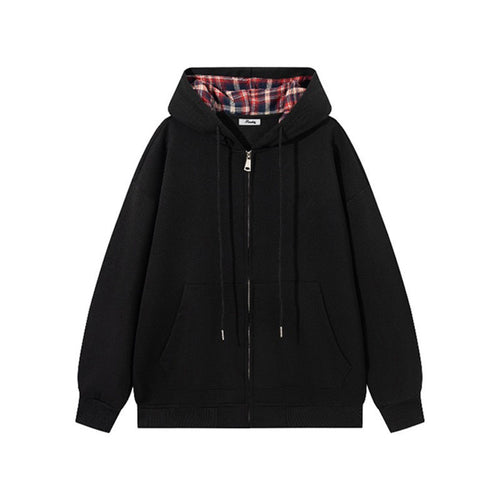 Herre Komfortabel Zip-Hoodie Stilla