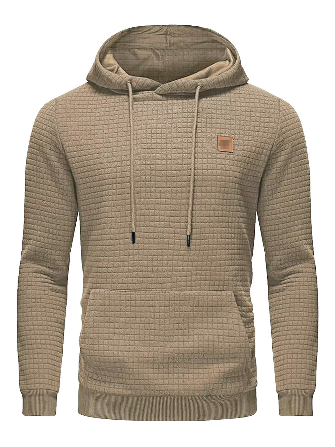 Herrer hoodie med innovativ struktur og funktionelle lommer Stilla