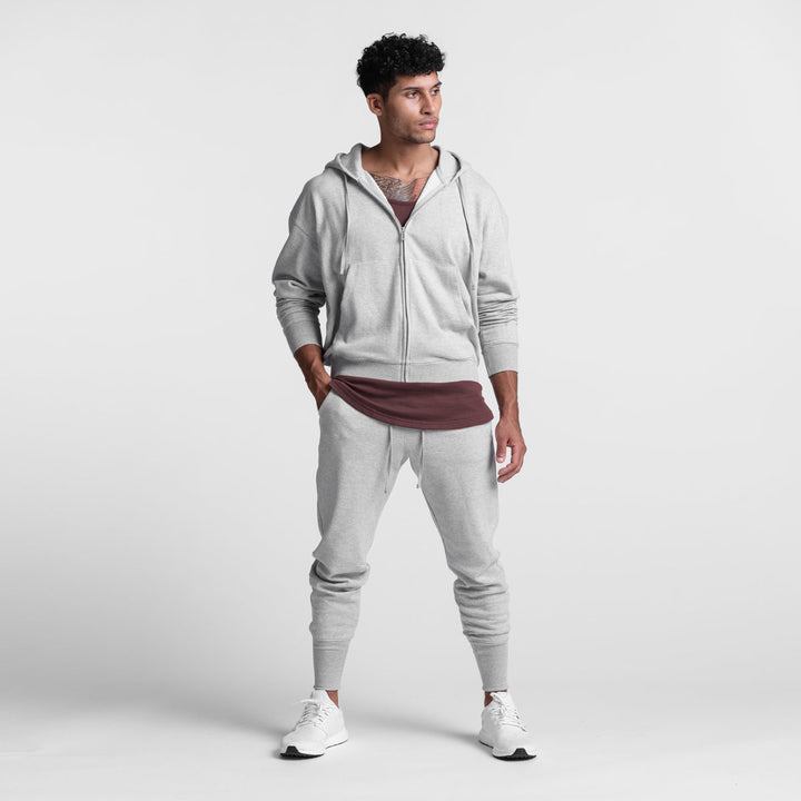 Herrer Komfortabel Hoodie jakke lavet af blød fleece Stilla