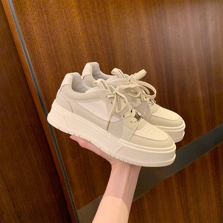 Dame Fritid Snøresneakers med forhøjet design Stilla