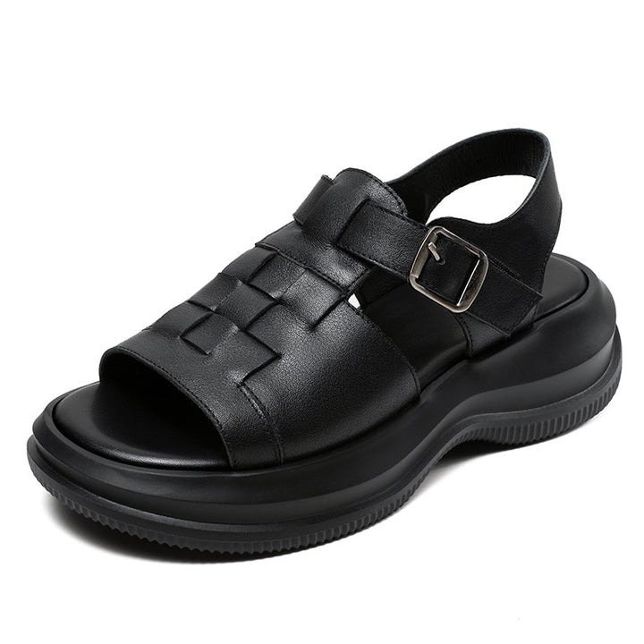 Herrer Contemporary Woven Slide Sandaler Stilla