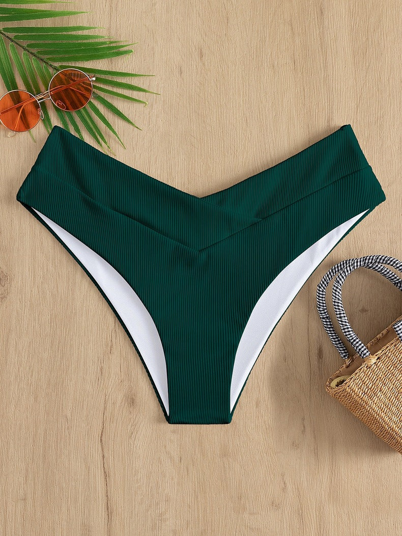 Dame Højskåret Bikini-Bukser Skovae