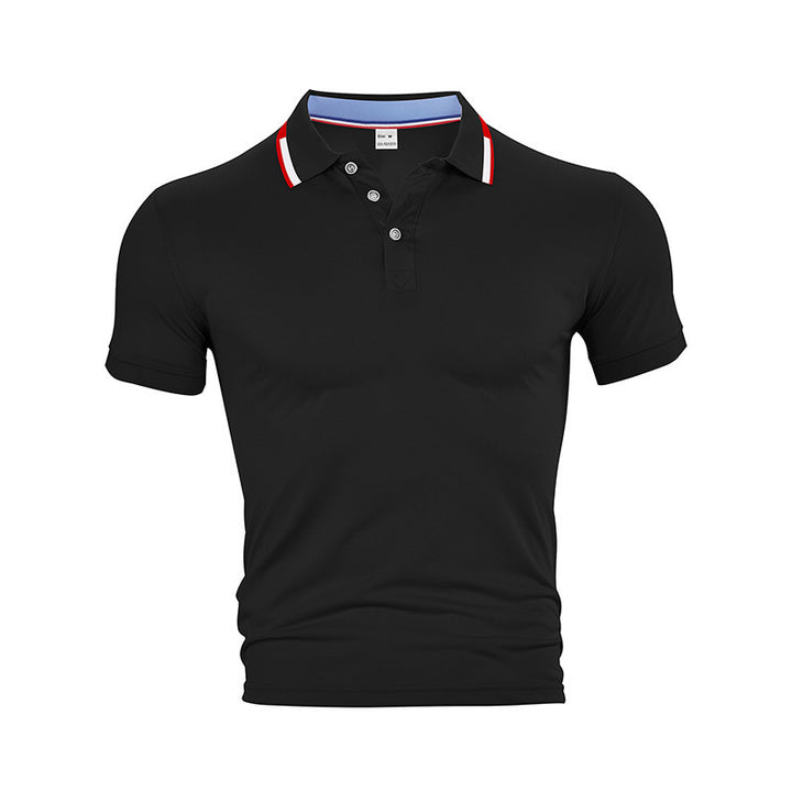 Herren poloshirt med struktureret krave og åndbare egenskaber Stilla