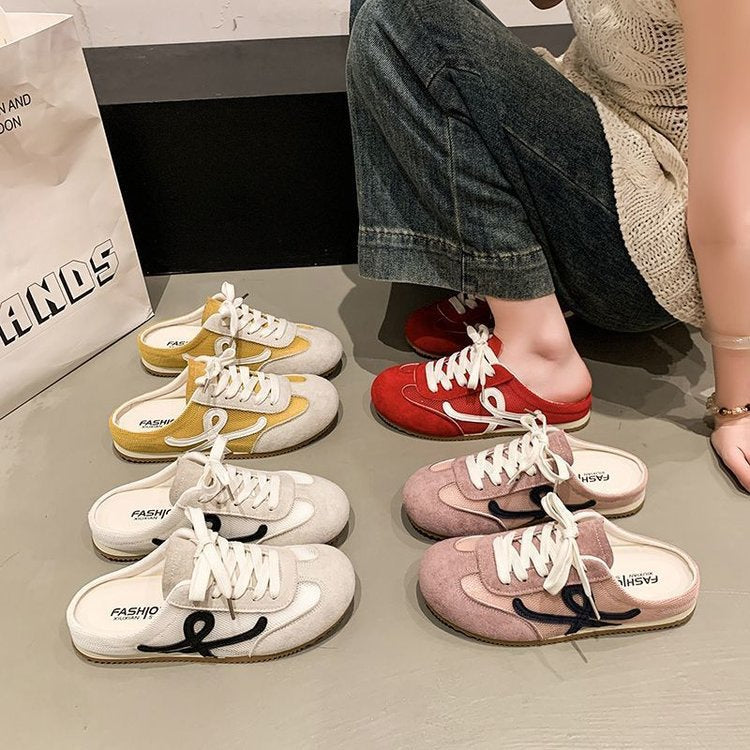 Dame Slip-On Sneakers med åndbart netmateriale og skridsikker sål Stilla