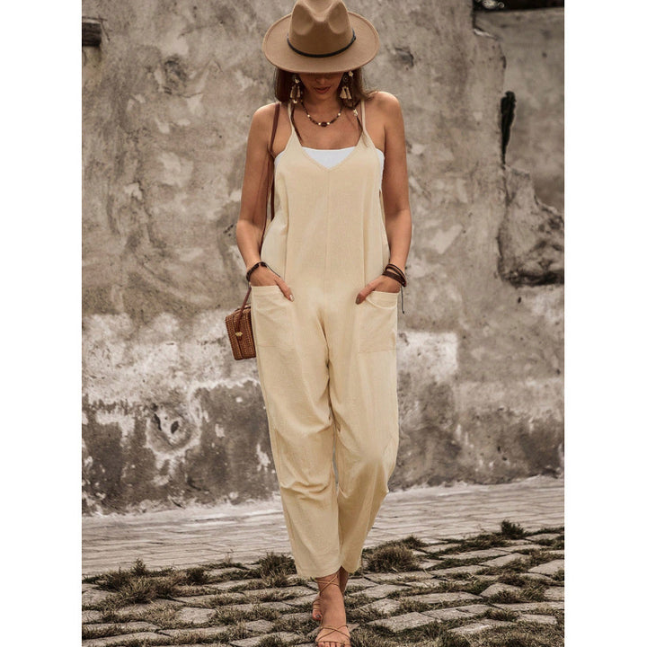 Dame Relaxed Fit Justerbare Stropper Overall Stilla