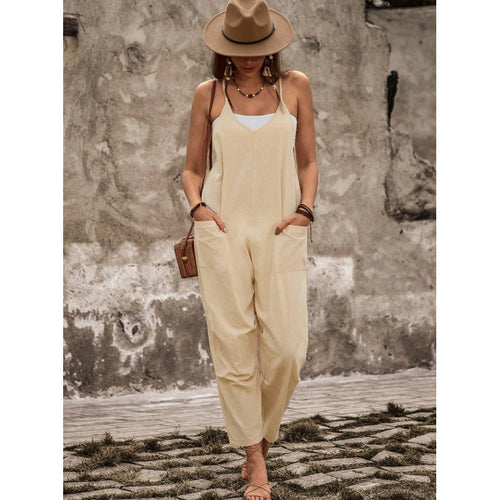 Dame Relaxed Fit Justerbare Stropper Overall Stilla