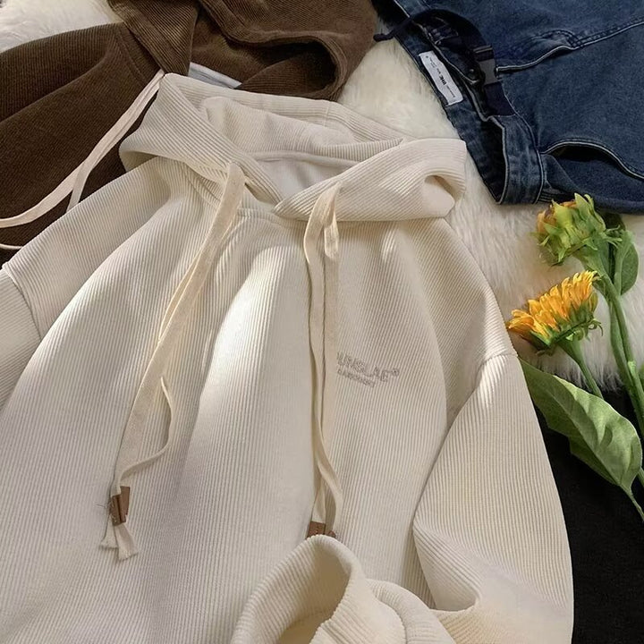 Herrer hættebluse med klassisk snit og afslappet design Stilla