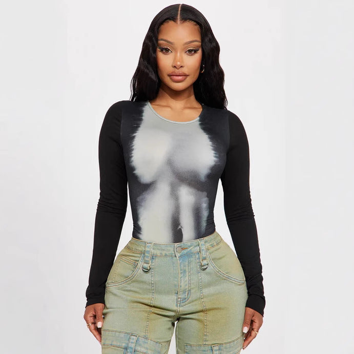 Dame Langærmet Bodysuit Skovae