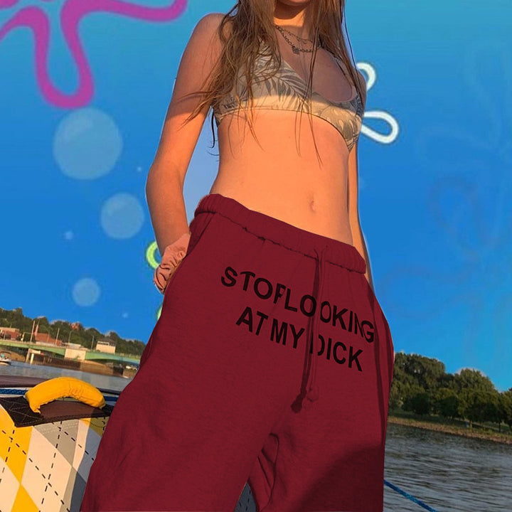 Dame Grafiktryk Joggingbukser Stilla