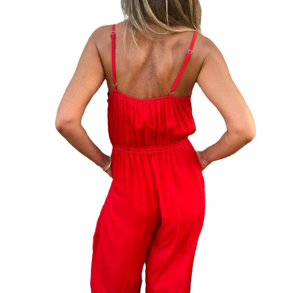 Kvinder Bohemian-stil Afslappet Overalls Stilla