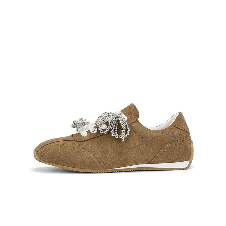 Dame Komfort Sko Sneakers med dekorativt strassdetalje Stilla