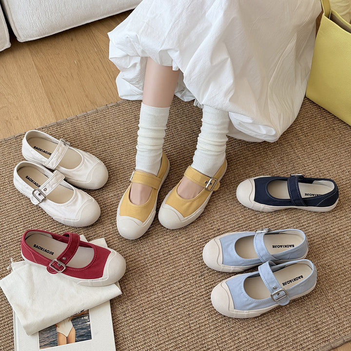 Femme Justerbart Rem Løs Slip-On Sko Stilla