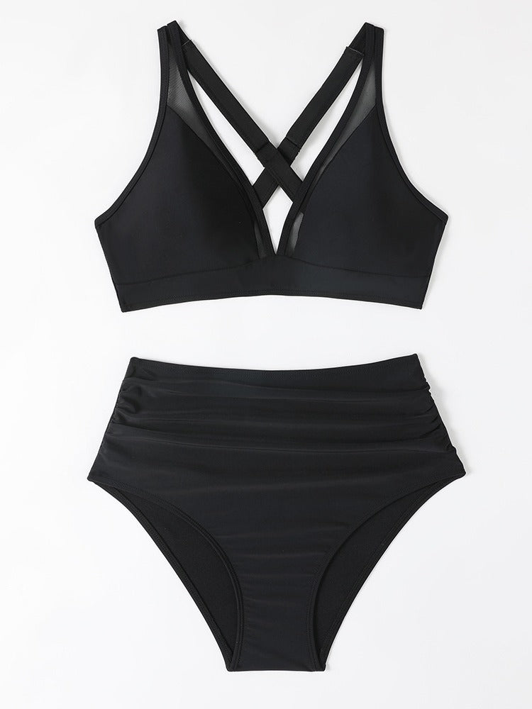 Damer Høj Talje Sport Bikini Sæt Stilla