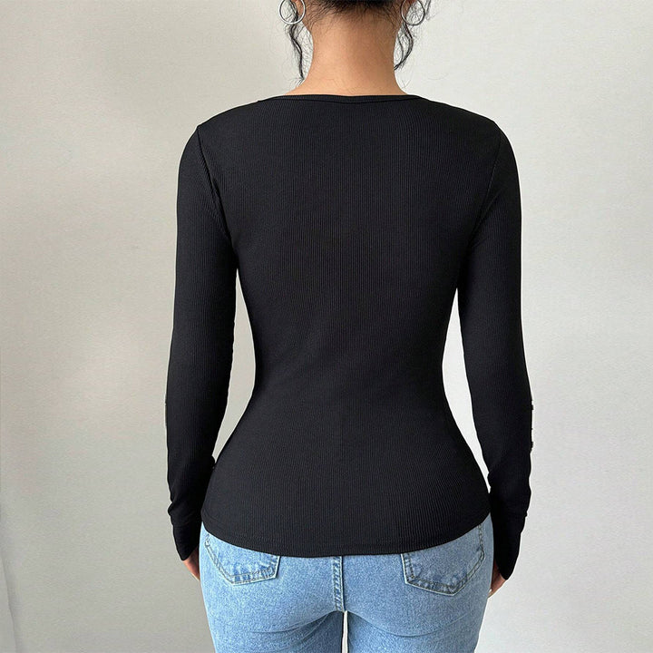 Kvinders bodystocking med dekorative sløjfer og lange ærmer Stilla