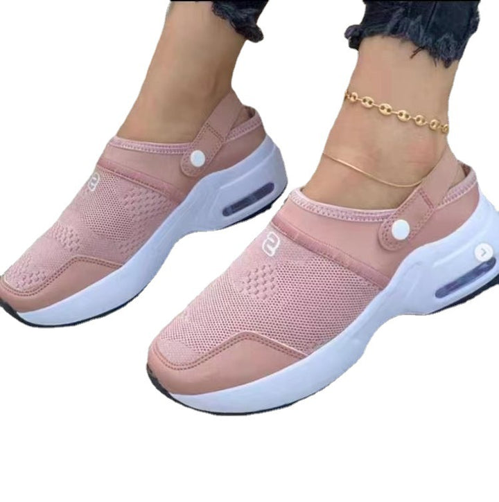 Dame Behagelige Slip-On Sneakers med åndbart Overmateriale og ergonomisk Sål Stilla