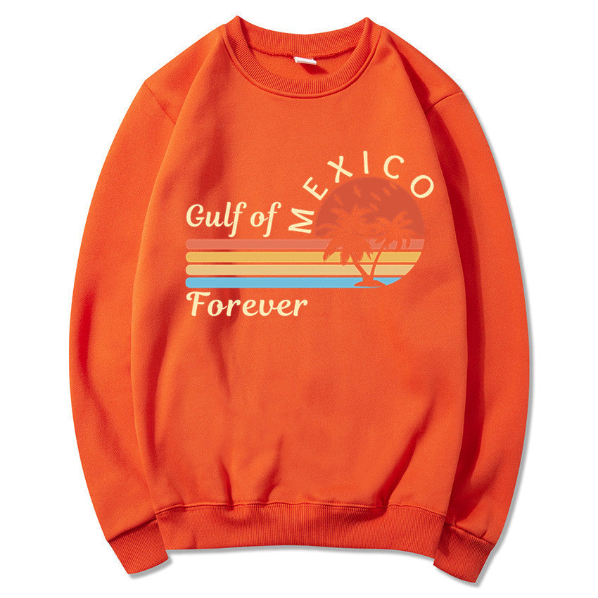 Kvindernes sweatshirt med tropisk grafisk design og moderne print Stilla