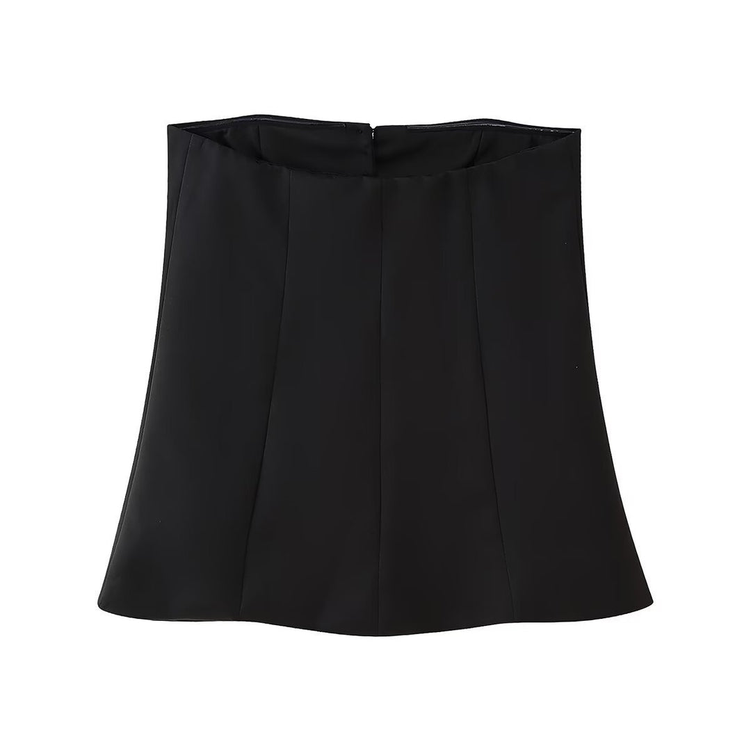 Femme Struktureret Satin Korset Top Stilla