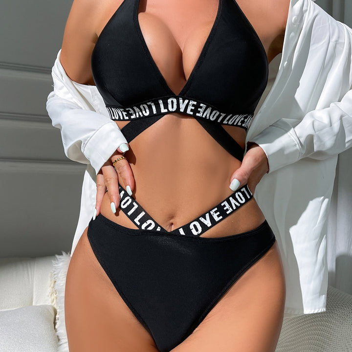 Dame Sportslig Cutout Bikini Sæt Stilla