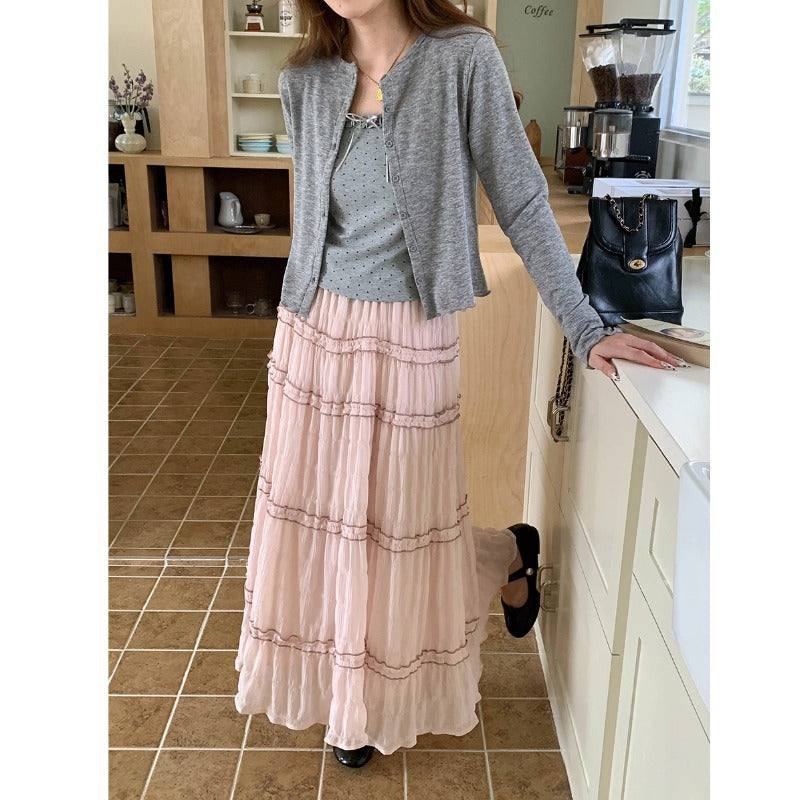 Kvindernes elegante cardigan med fine knapdetaljer Stilla