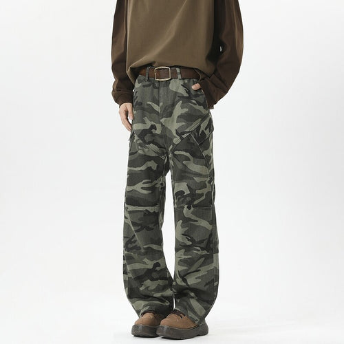 Dame Casual Løse Camo-Bukser Stilla