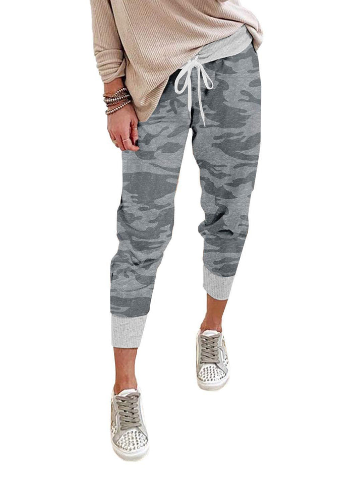 Dame Camo Print Joggingbukser Stilla