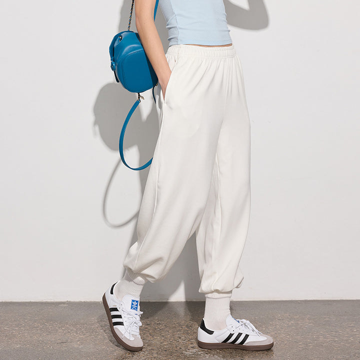 Dame Sporty Joggingbukser med elastisk talje og minimalistisk silhuet Stilla