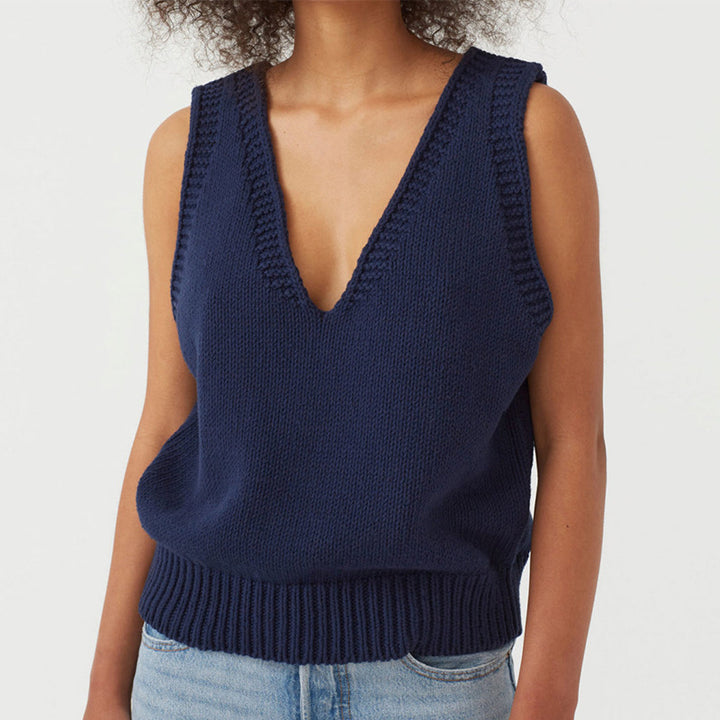 Dame legerer strikpullover Stilla