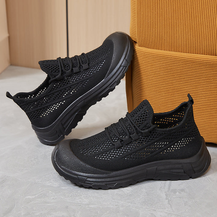 Dame Sporty Mesh-Sneakers med åndbart overtøj og dæmpende sål Stilla