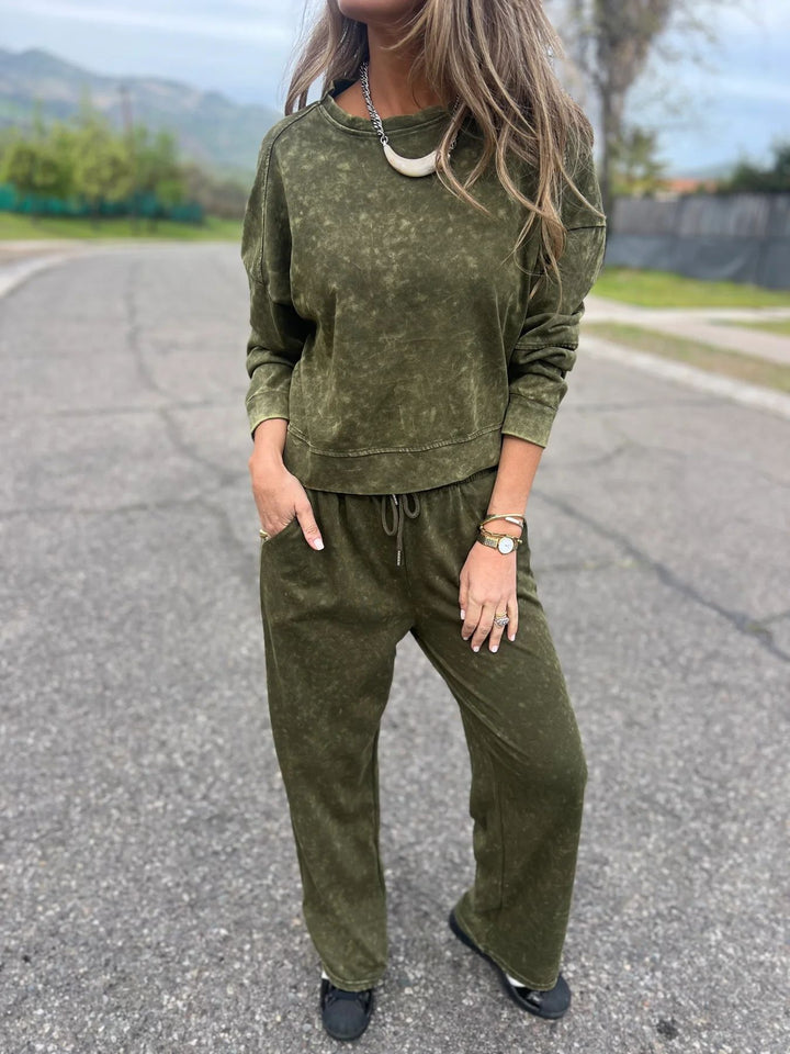 Kvinder Casual Sweatshirt og Jogging Bukser Sæt Skovae