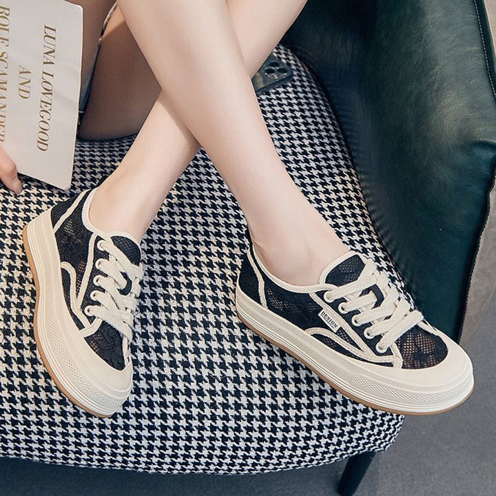 Dame afslappede sneakers med åndbar netstruktur og behagelig sål Stilla