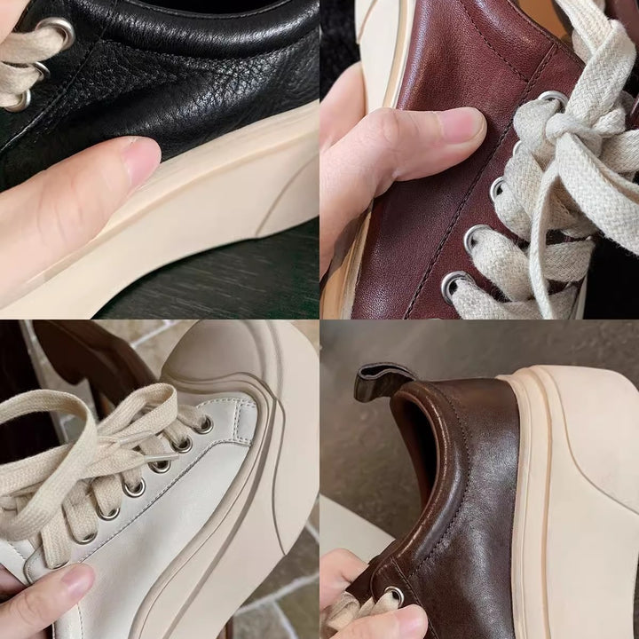 Dame Platform Snørebåndssneakers Stilla