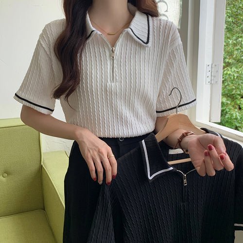 Femme Chic Lynlås-Kravebluse Stilla