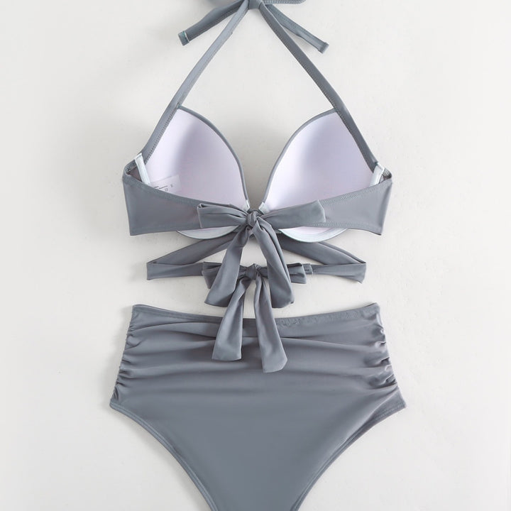 Dame High-Rise Ruching Bikini Sæt Stilla