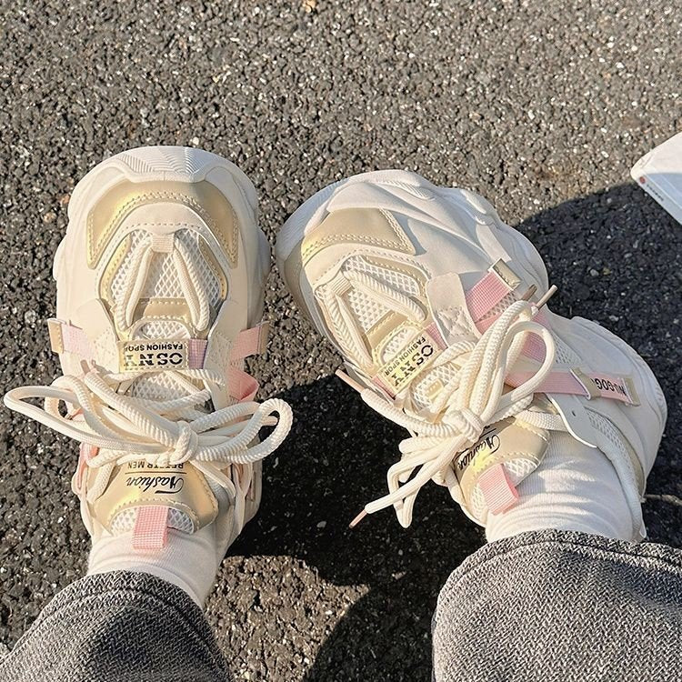 Dame sneakers med moderigtigt mesh-design og ergonomisk dæmpning Stilla