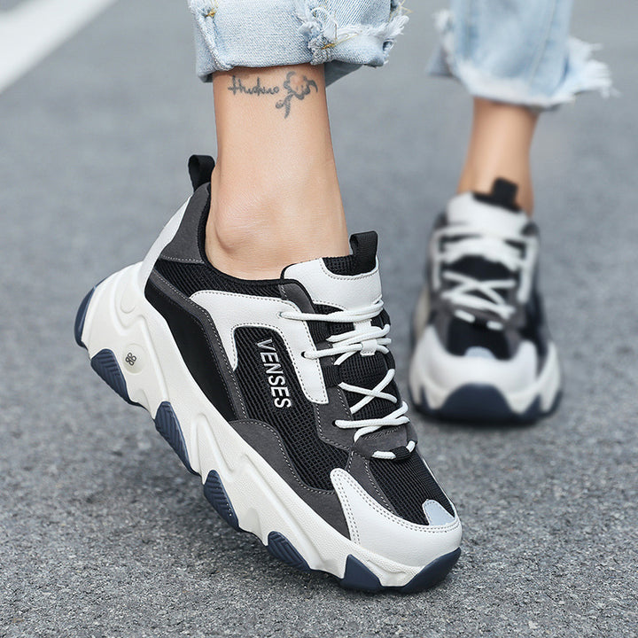 Herrer Forhøjede Støttende Sneakers med Åndbar Mesh og Polstring Stilla