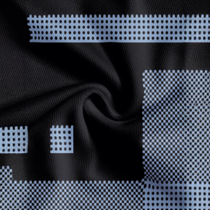 Herrer polo t-shirt med moderne grafisk design Stilla