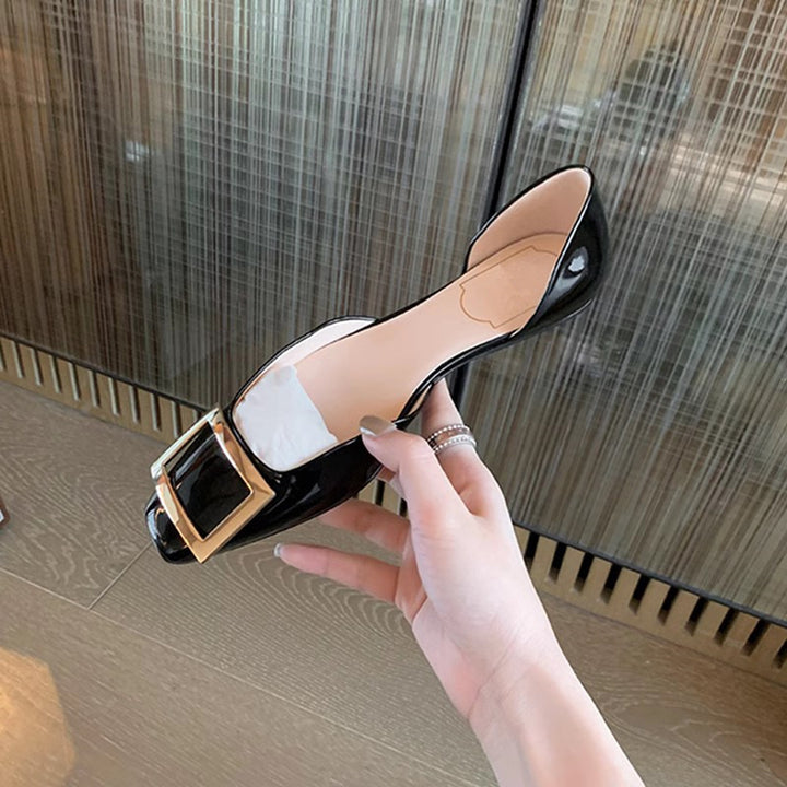 Dame Elegante Slip-On Mules med Dekorative Spænder Stilla