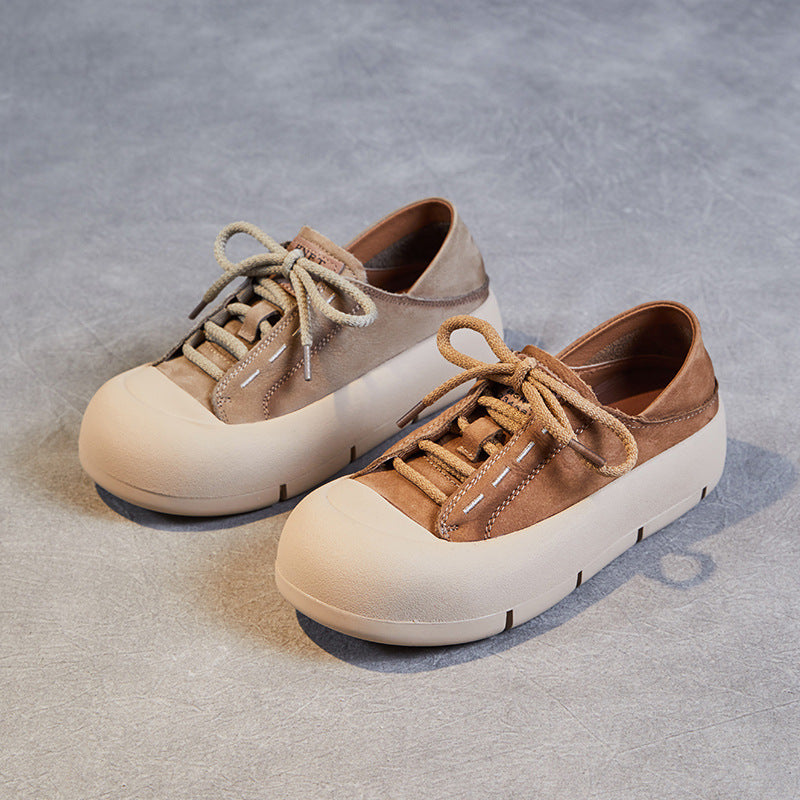 Dame Chunky-Sål Snørebånd Sneakers med åndbart Overmateriale Stilla
